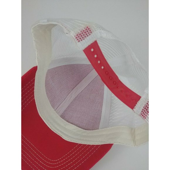 Samuel Adams Rebel IPA Beer Cap Red White Snapback Mesh Trucker Hat - Picture 5 of 6